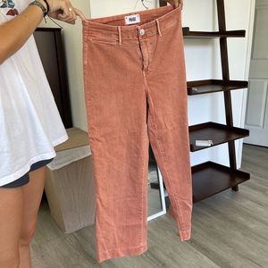 pink paige wideleg jeans!